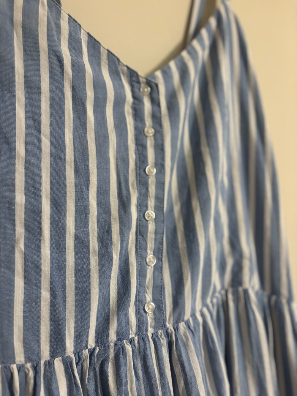 Old Navy Blue and White Striped Maxi Dress - Picture 3 of 6